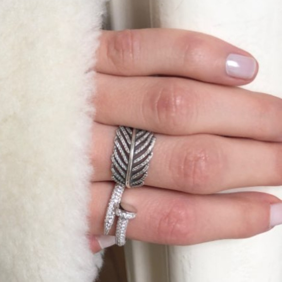 Nail Ring. CZ Wrap ring. - Picture 8 of 8